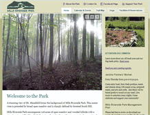 Tablet Screenshot of millsriversidepark.org